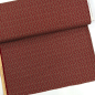 Preview: Baumwolle ST10215 Webware unelastisch bordeaux rot creme Blätterranken Streifen Vive la France von French General MODA